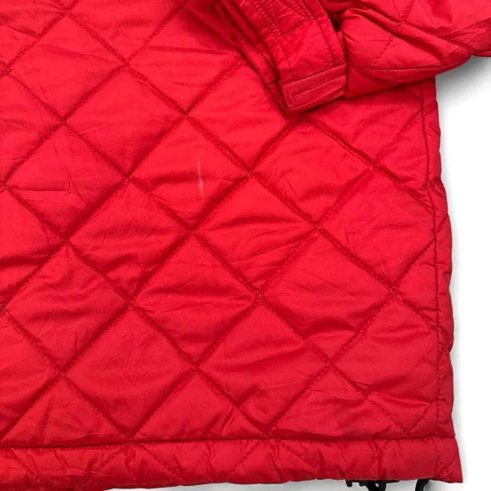 Polo Ralph Lauren Polo Sport Red Quilted Zip Up Jacket Size Large